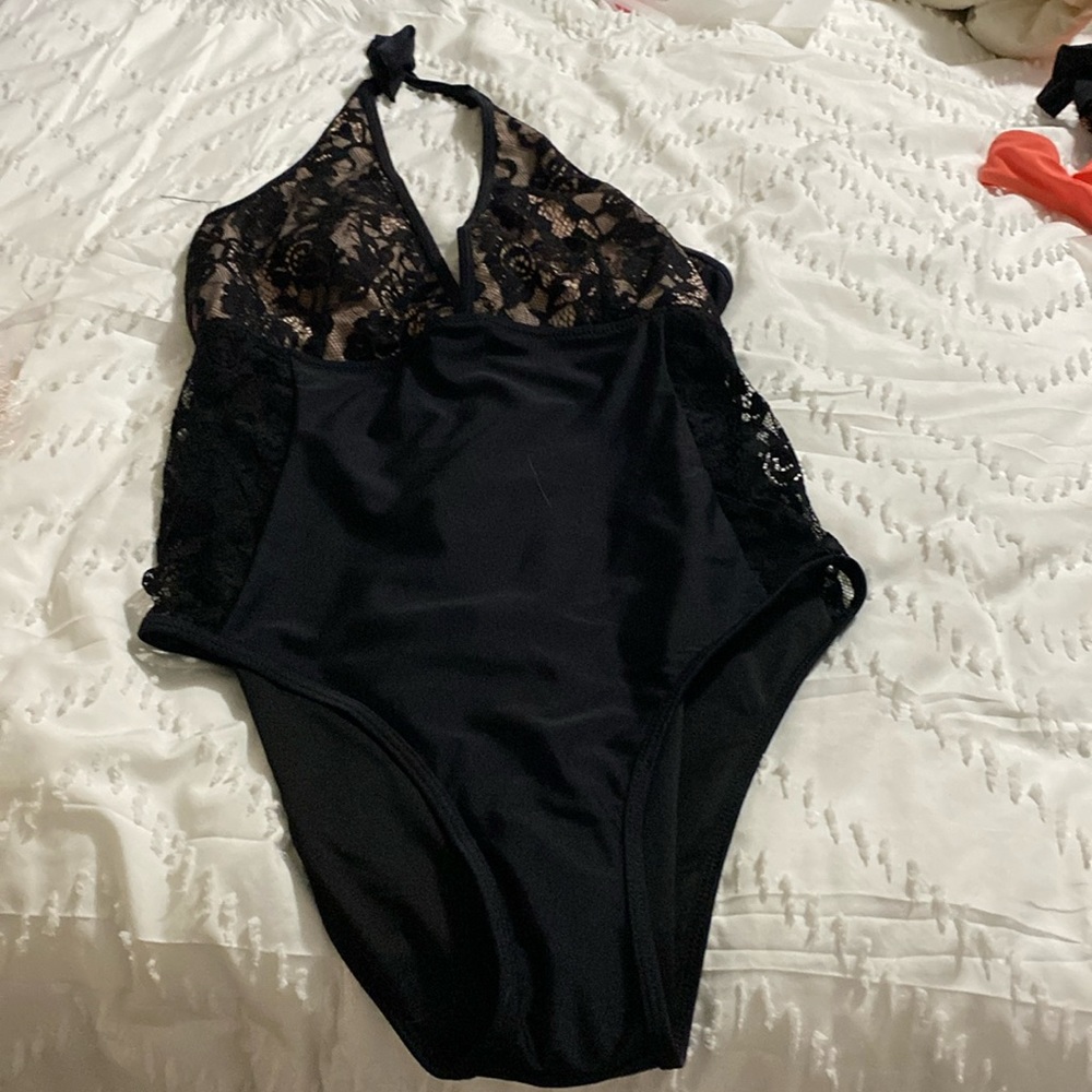 Lace top bathing suit. Size medium